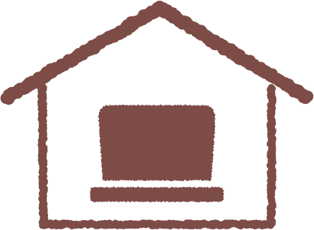 リモートワークのアイコン